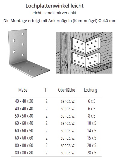 Winkelverbinder mit Langloch, 70 x 50 x 30 mm, verzinkt - 1 Stück, Lochplatten - Flachverbinder, Winkel, Befestigungstechnik