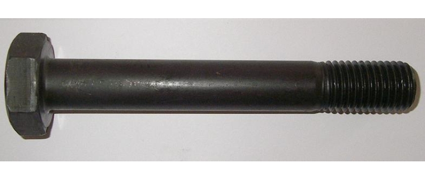 Sechskantschrauben mit Schaft DIN 931 10.9 blank / schwarz, Schrauben