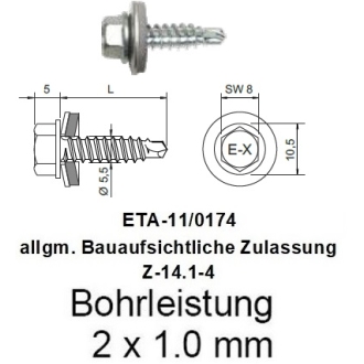 U-Scheiben DIN 125/ISO 7089 A2 Edelstahl M20 (21,0x37,0x3,0mm) - 10 Stück,  Schrauben
